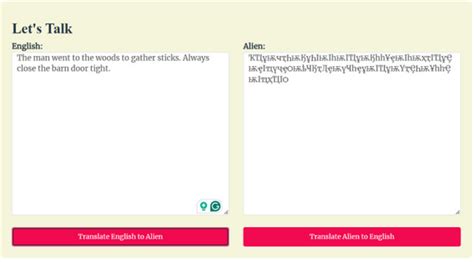 Image result for Alien Language Translator