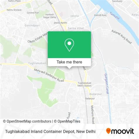 How to Get to Tughlakabad Inland Container Depot in Delhi by Bus, Metro ...