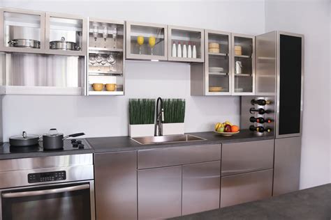 Stainless steel kitchen cabinets – Artofit