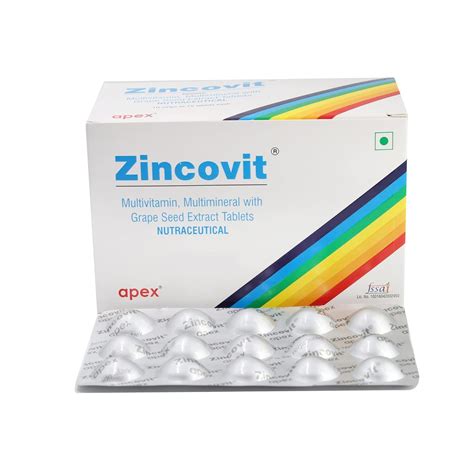 Zincovit Tablets Expiry Date at Marcus Glennie blog