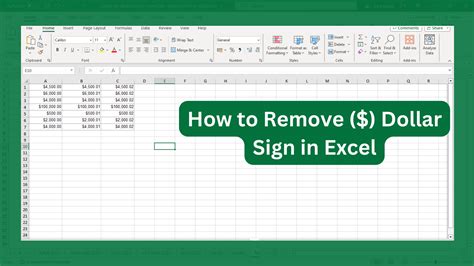 What Is The Shortcut To Remove Dollar Sign In Excel Formula - Design Talk