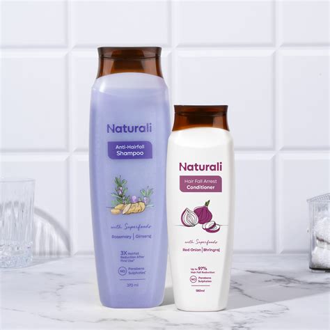 Naturali Anti-Hairfall Combo - Anti-Hairfall Shampoo + Hairfall Arrest