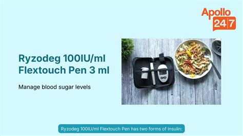 Ryzodeg 100IU/ml Flextouch Pen 3 ml | Uses, Side Effects, Price ...