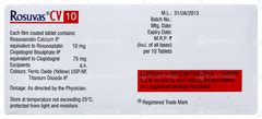 Rosuvas Cv 10 Tablet: Uses, Side Effects, Price & Substitutes
