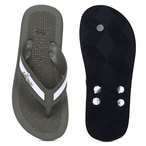 Shop Green/White Flip Flops for Men BHG 231 Online at Best Price