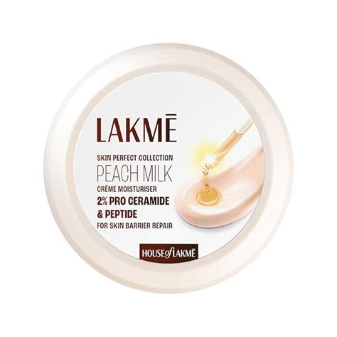 LAKMÉ Peach Milk Soft Crème Moisturizer, Light Weight Face Cream with ...