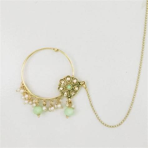 Wedding Gold Nath Design - Buy Wedding Gold Nath Design online at Best ...