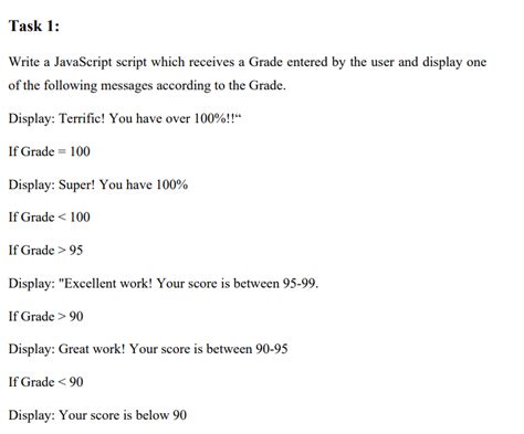 Grade Program in JavaScript Example 的图像结果