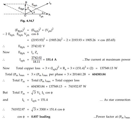 Alternative Expression for Power Developed by a Synchronous Motor