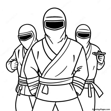 Spy Ninjas Coloring Page | Coloring-Pages.com