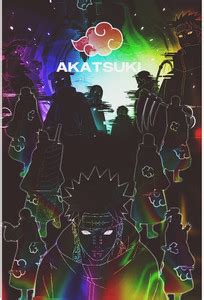 Akatsuki Naruto Wallposter REDCLOUD Paper Print - ANSHUL DICAPRIO ...