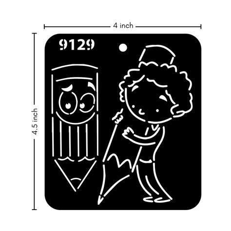 iCraft Mini Stencils - 4 x 4" - 9129| Art Lounge