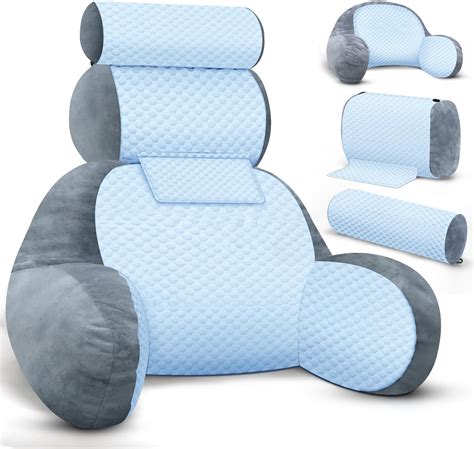 Amazon.com: GENTRALULLABY Adjustable Large Back Pillow for Bed Sitting ...