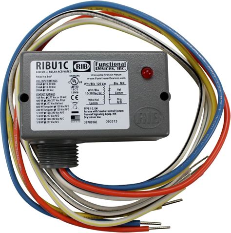 Buy Functional Devices Ribu1C - Rib Relay, Enclosed 10 Amp Spdt - 2 ...