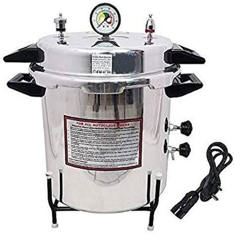 MOWELL Autoclave Electric, Aluminium, Seamless, Pressure Cooker Type ...