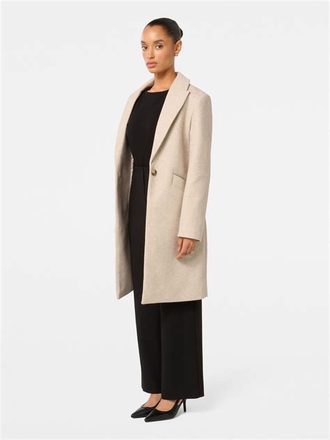 Buy Forever New Natural Petite Bonnie Longline Coatigan from the Next ...