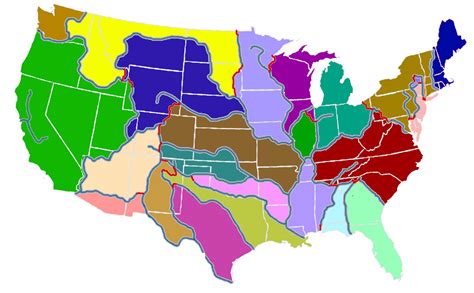 US State Borders But They Are Based Off Rivers And, 54% OFF