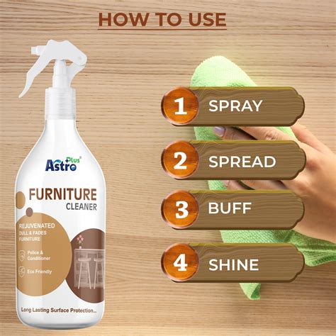 Astro Plus+ Furniture Cleaner Liquid 500ml (Removes Stains And Restore ...