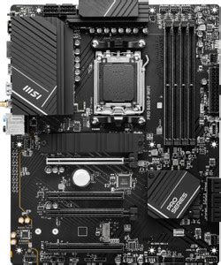 MSI PRO B650-P WiFi AMD AM5, ATX, DDR5, PCIe 4.0, M.2, SATA 6Gb/s, USB ...