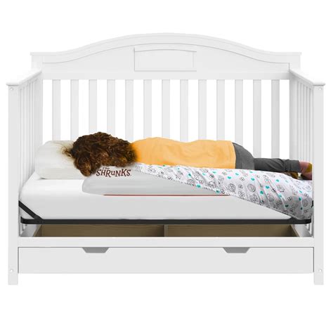 Amazon.com: The Shrunks Convertible Inflatable Crib Bed Rail Bumper for ...