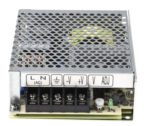 RS-75-24 MEAN WELL | MEAN WELL Switching Power Supply, RS-75-24, 24V dc ...