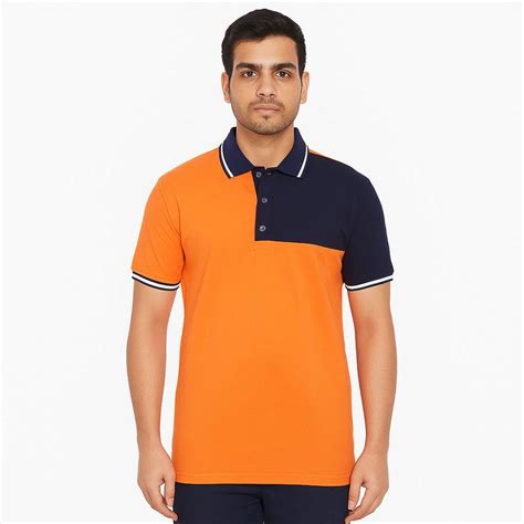 Charaghdin.com - Combination Orange T-shirt