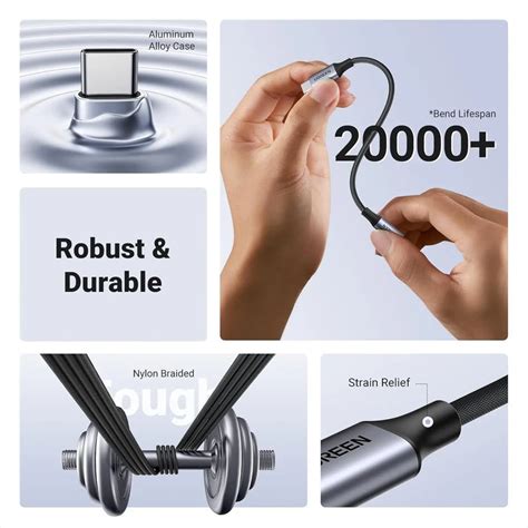 UGREEN USB C to Headphone Aux Adapter - High Quality Audio – Ugreen India