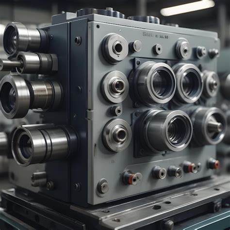 Factory Machinery Manufacturing Company Mills and Machines | Premium AI-generated image