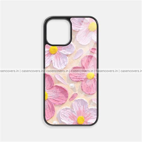 Aesthetic Pink Floral Premium Glossy Phone Case – CASE N COVER