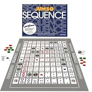 Buy Jumbo Sequence Strategy Game - Comes with 32 Inch by 27 Inch Jumbo ...