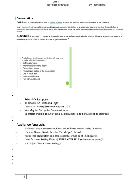 Presentation skills - Presentation strategies By: Prerna Sikka ...