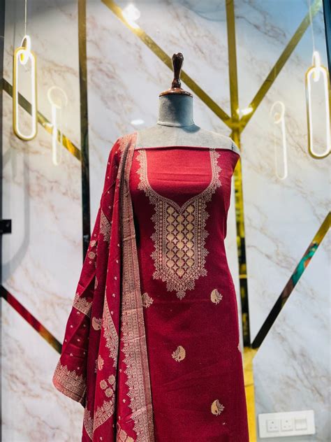 Premium Winter Butter fly suit (💯%Handmade powerloom) – Aur Dikhao.