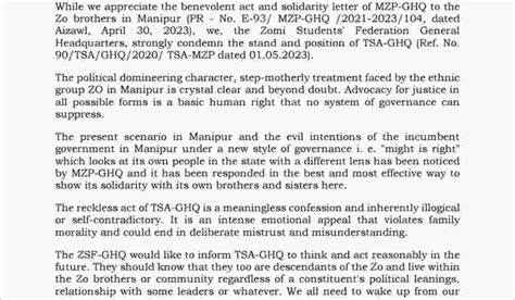 ZOMI STUDENTS' FEDERATION: REBUTTAL ~ KHALVONTAWI - Voice of the ...