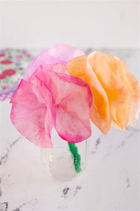 Coffee Filter Flowers - Made To Be A Momma