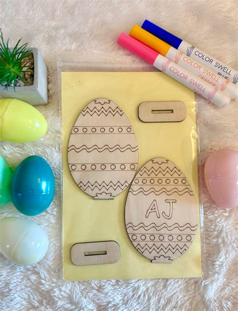 DIY Wooden Easter Egg Coloring Kit - Beam and Beyond