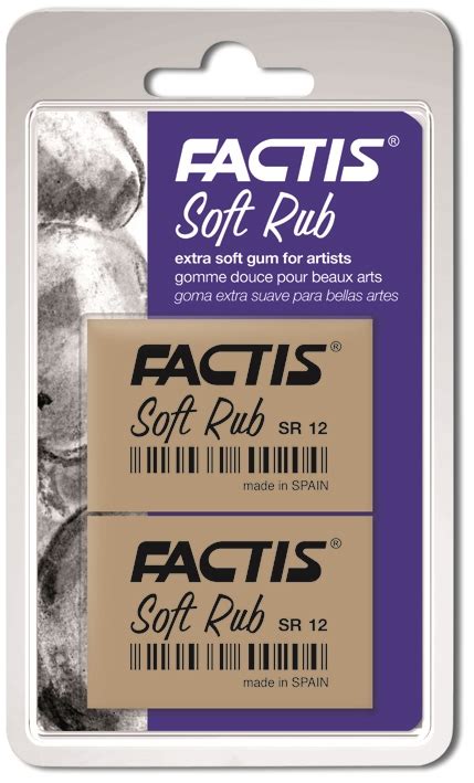 htconline.in| Factis Blister 2 Erasers Soft Rub for fine Arts| Erasers ...