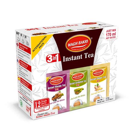 WaghBakri Wagh Bakri Instant Tea Premix, Masala, Cardamom & India | Ubuy