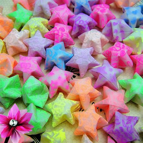 Snapklik.com : Star Origami, Colorful Decorative Paper Strips, Origami ...