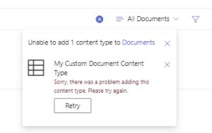 SharePoint Content Type Library 的图像结果