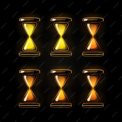 Premium Photo | Neon Design of Hourglass Icon Emoji With Time Sensitive Urgent and Patient ...