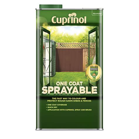 Cuprinol One Coat Sprayable Fence Treatment - Decking Paint