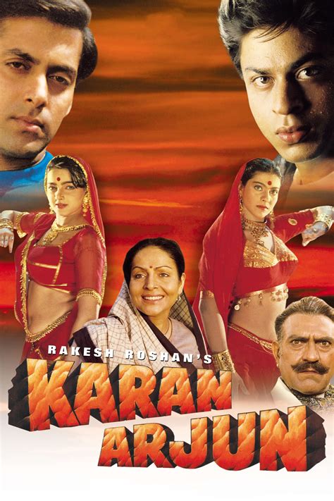 Karan Arjun (1995) | Shahrukh Khan Hindi Movie Posters | Pinterest ...