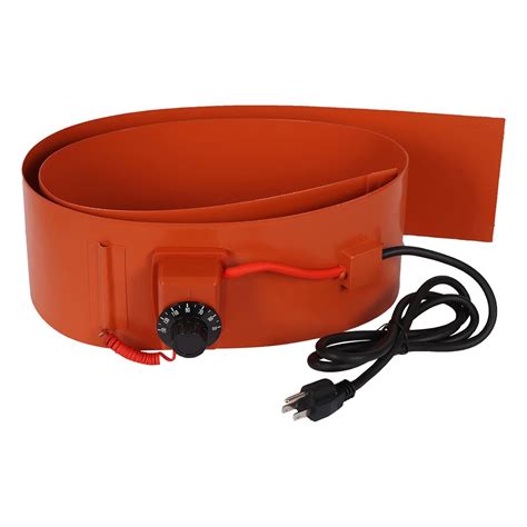 Drum Pail Heater 55-Gallon YSJWAER - Heat Pad Silicone Barrel Band ...