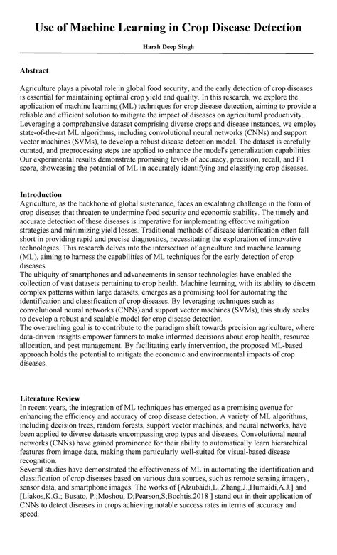 Plant disease detection - Use of Machine Learning in Crop Disease ...