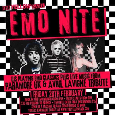 Paramore Uk & Avril Lavigne tributes plus Emo Djs , 66 Lowther Street ...