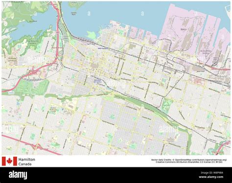 Map of hamilton ontario Stock Vector Images - Alamy