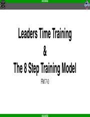 8 Step Training Module Examples 的图像结果
