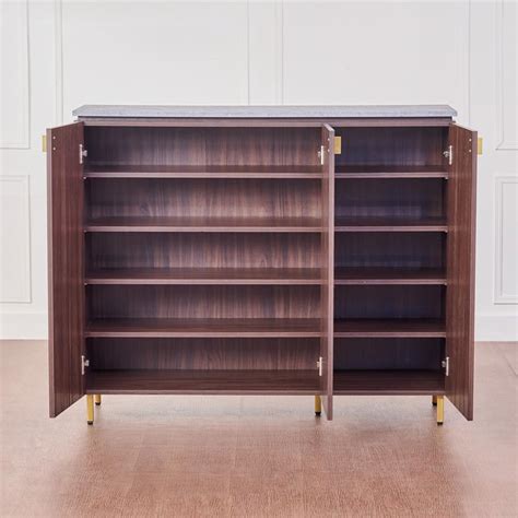 Buy Roger 20 Pairs Shoe Cabinet - Brown from Home Centre at just INR ...