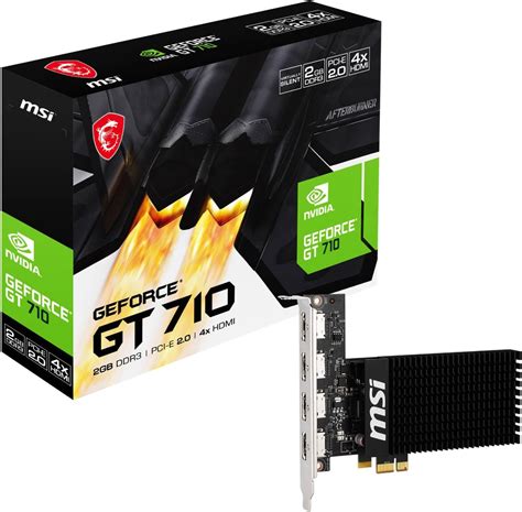 Amazon.in: Buy MSI Geforce GT 710 2GD3H 4HDMI pci_e Graphic Card ...