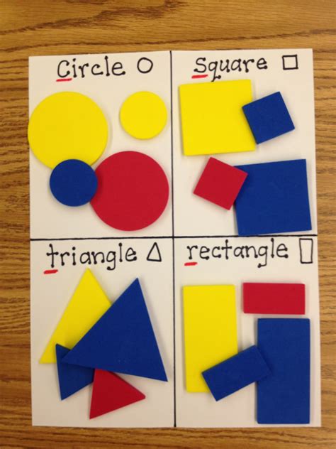 Kindergarten Shapes Activities